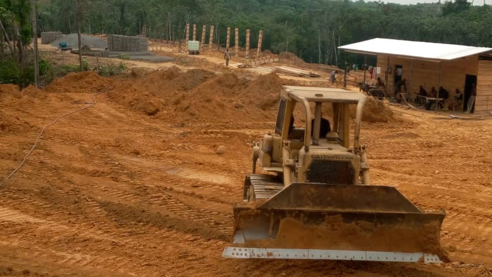 Earthworks at the KER TAR AGRO Ntonde site